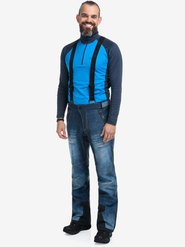 Kilpi Muške softshell skijaške hlače Kilpi JEANSO-M Tamnoplave