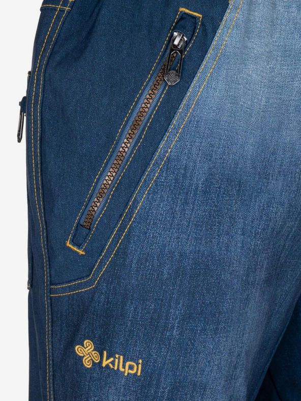 Kilpi Tamnoplave muške softshell skijaške hlače Kilpi JEANSO