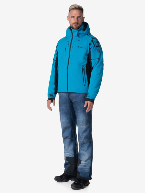 Kilpi Tamnoplave muške softshell skijaške hlače Kilpi JEANSO