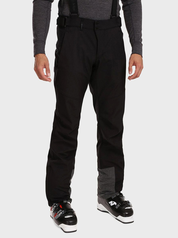 Kilpi Kilpi RHEA crne muške softshell skijaške hlače