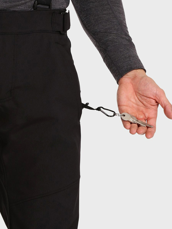 Kilpi Kilpi RHEA crne muške softshell skijaške hlače