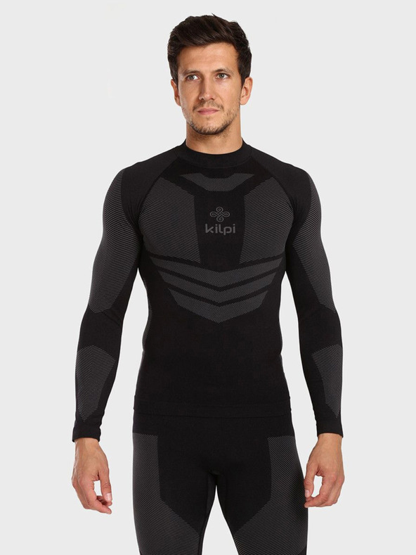 Kilpi Crna muška termo majica KILPI NATHAN