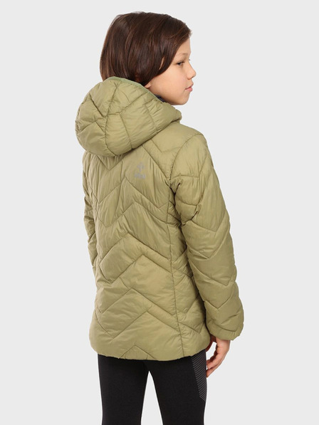 Kilpi Zelena dječja zimska prošivena jakna Kilpi REBEKI