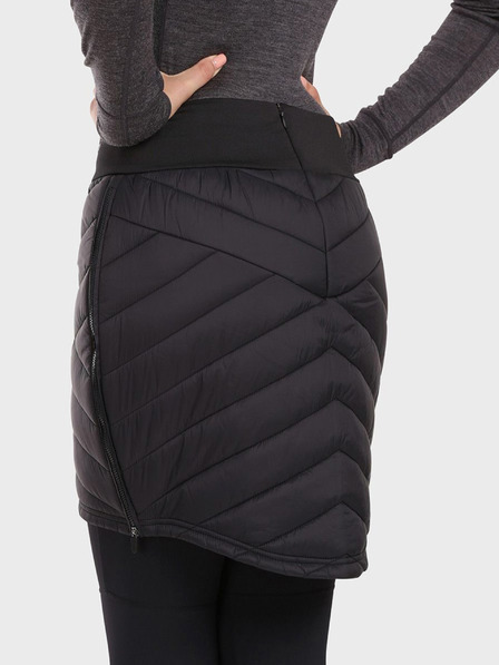 Kilpi Crna ženska prošivena zimska suknja Kilpi TANY