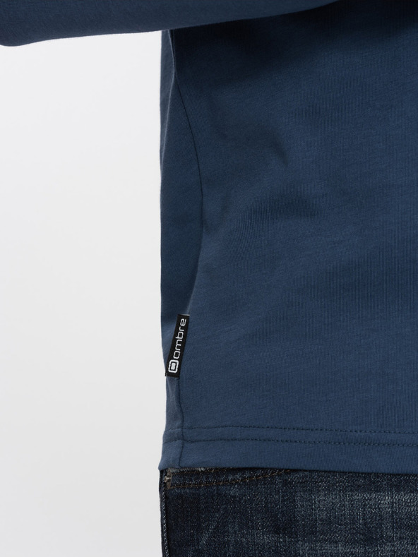 Ombre Clothing Tamnoplava muška majica Ombre Clothing