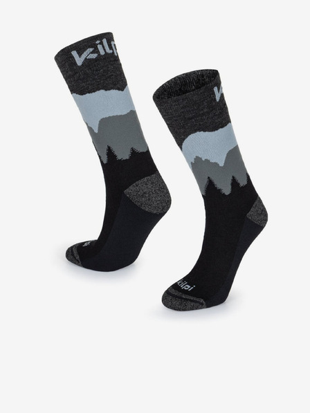 Kilpi Kilpi NORS-U crne unisex čarape od merino vune
