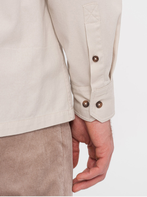 Ombre Clothing Ombre Clothing Krem muška majica