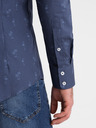 Ombre Clothing Tamnoplava muška košulja s uzorkom Ombre Clothing