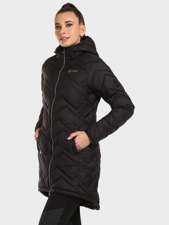Kilpi Crni ženski zimski kaput Kilpi LEILA-W