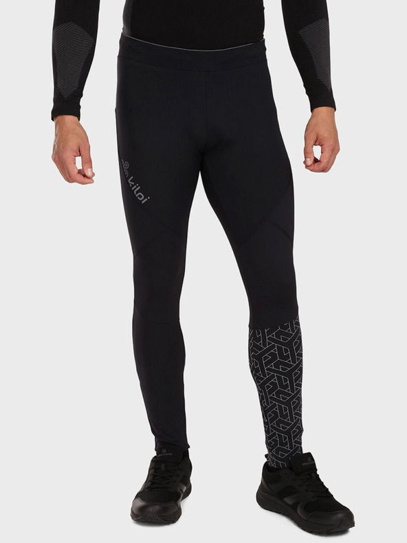 Kilpi Crne muške tajice za trčanje Kilpi ALEXO-M