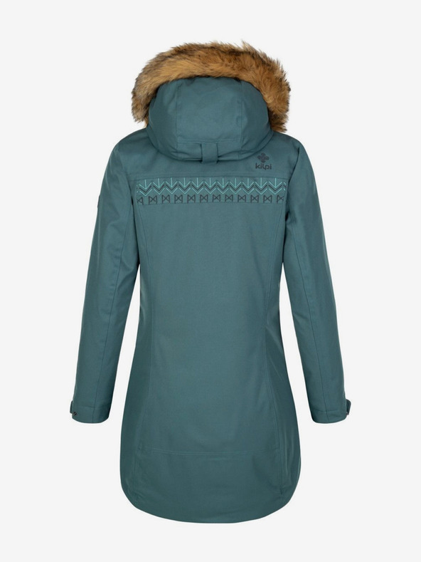 Kilpi Tamno zeleni ženski zimski kaput Kilpi PERU-W