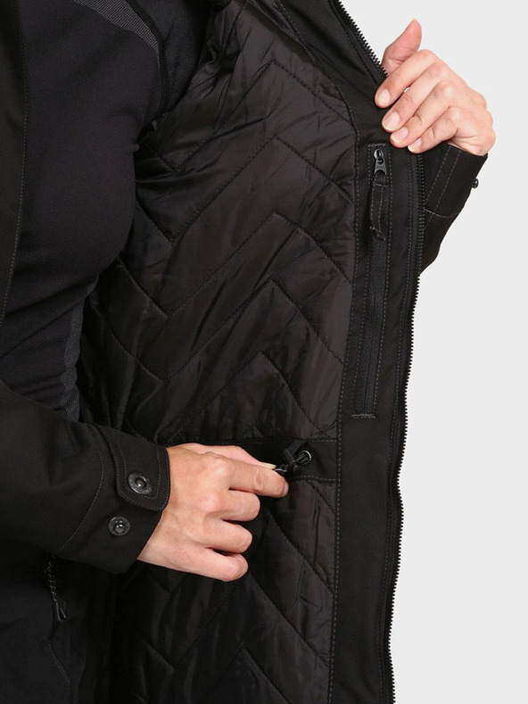 Kilpi Crni ženski zimski kaput Kilpi PERU-W