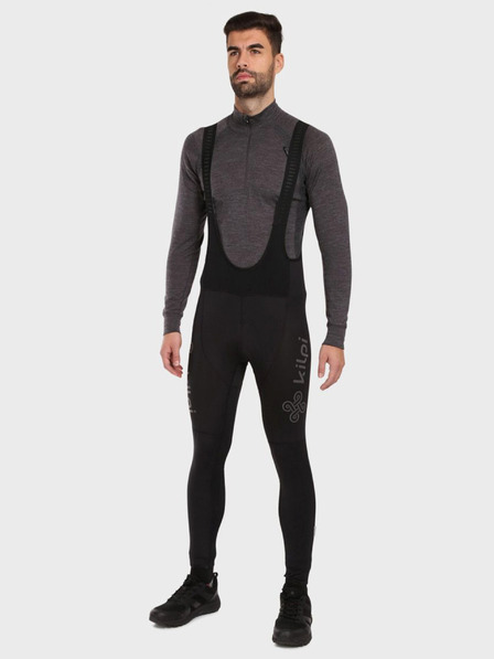 Kilpi Crne muške biciklističke tajice Kilpi MOVI-M