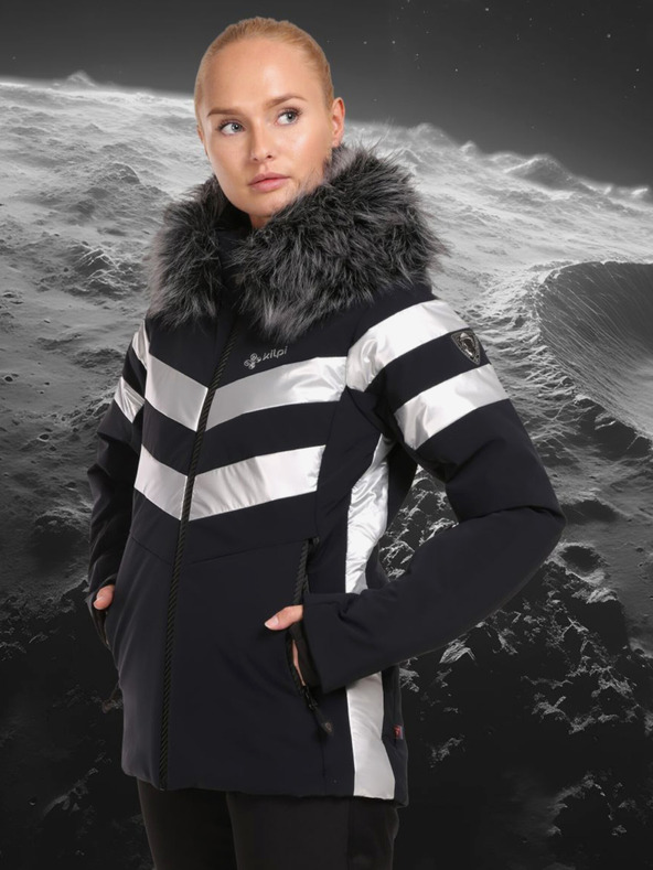 Kilpi Crna ženska luksuzna skijaška jakna Kilpi LTD ASTER-W