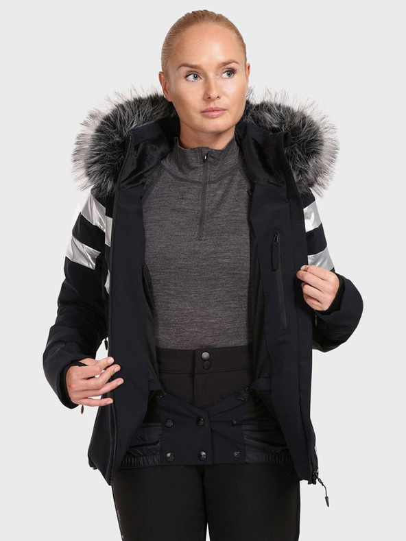 Kilpi Crna ženska luksuzna skijaška jakna Kilpi LTD ASTER-W