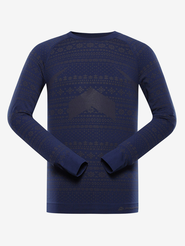 ALPINE PRO Tamnoplava muška funkcionalna majica ALPINE PRO Ambos