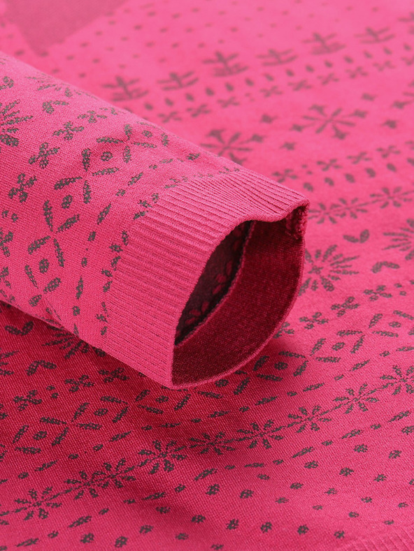 ALPINE PRO Tamno roza djevojačka funkcionalna majica ALPINE PRO Amboso