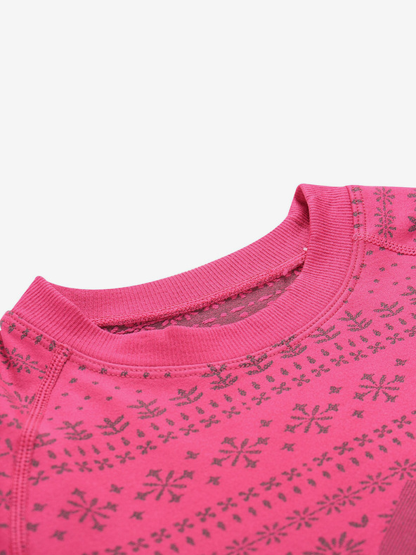 ALPINE PRO Tamno roza djevojačka funkcionalna majica ALPINE PRO Amboso