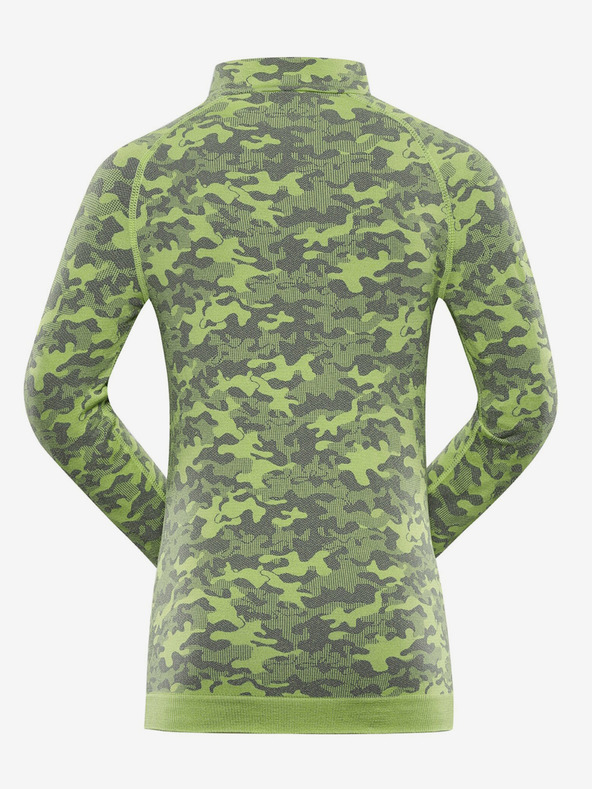 ALPINE PRO Zelena dječačka funkcionalna majica ALPINE PRO Seamo