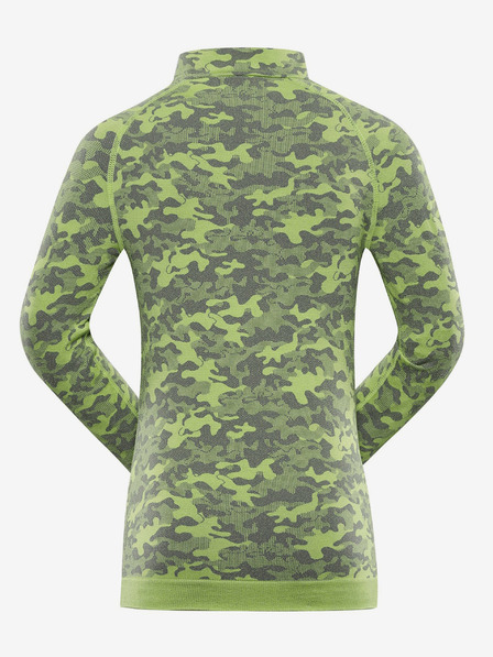 ALPINE PRO Zelena dječačka funkcionalna majica ALPINE PRO Seamo