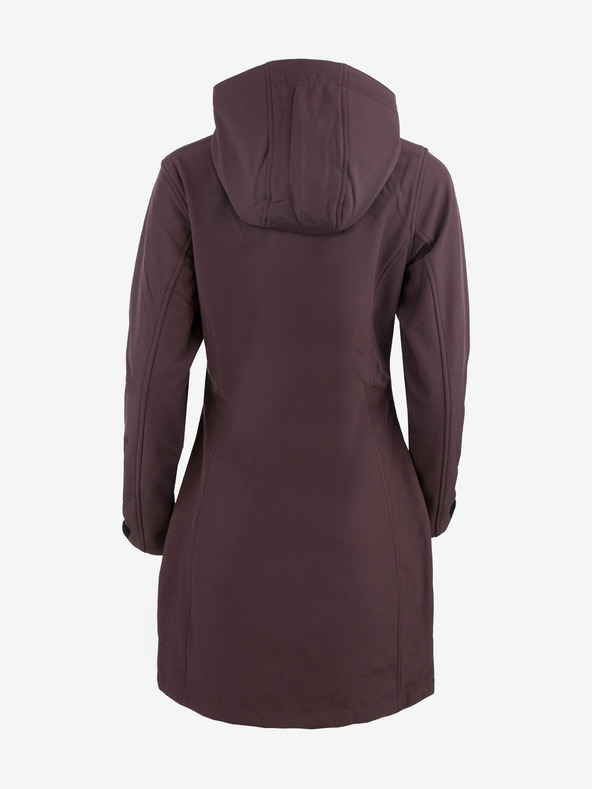 ALPINE PRO Smeđi ženski softshell kaput ALPINE PRO Esera