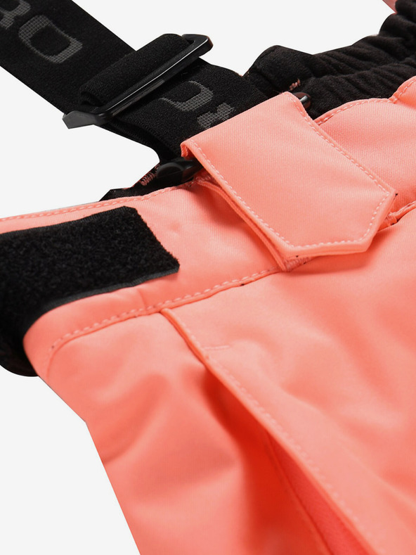 ALPINE PRO Narančaste ženske skijaške hlače s membranom PTX ALPINE PRO Osaga