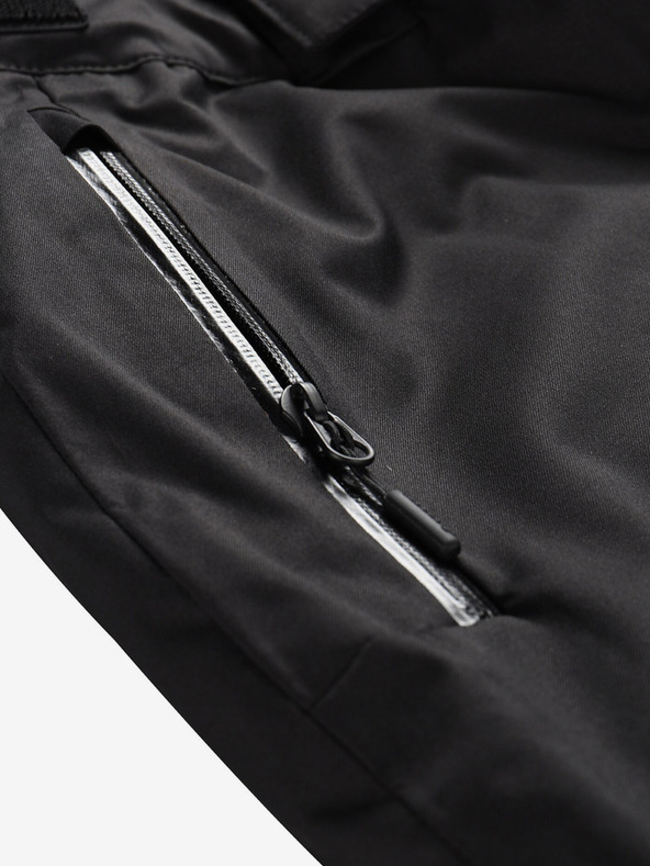 ALPINE PRO Crne muške skijaške hlače s membranom PTX ALPINE PRO Feler