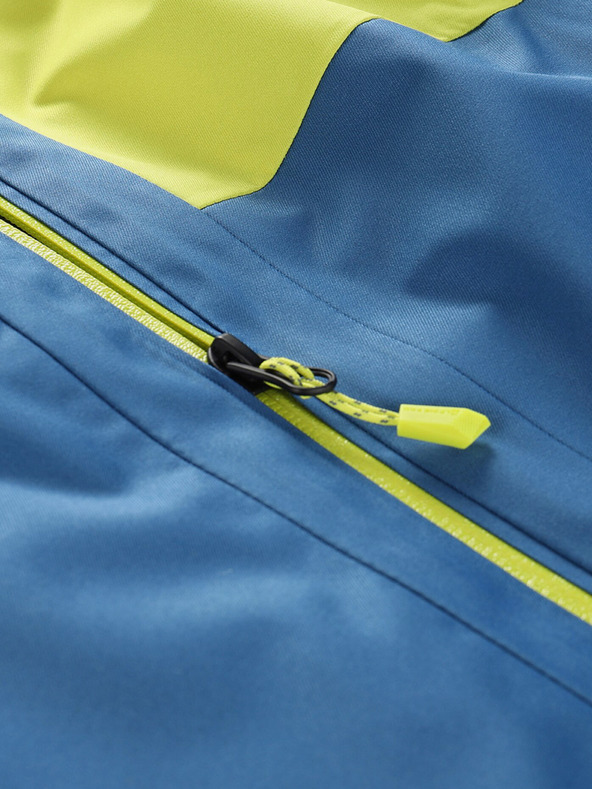 ALPINE PRO Plavo-zelena dječja skijaška jakna s membranom PTX ALPINE PRO Reamo