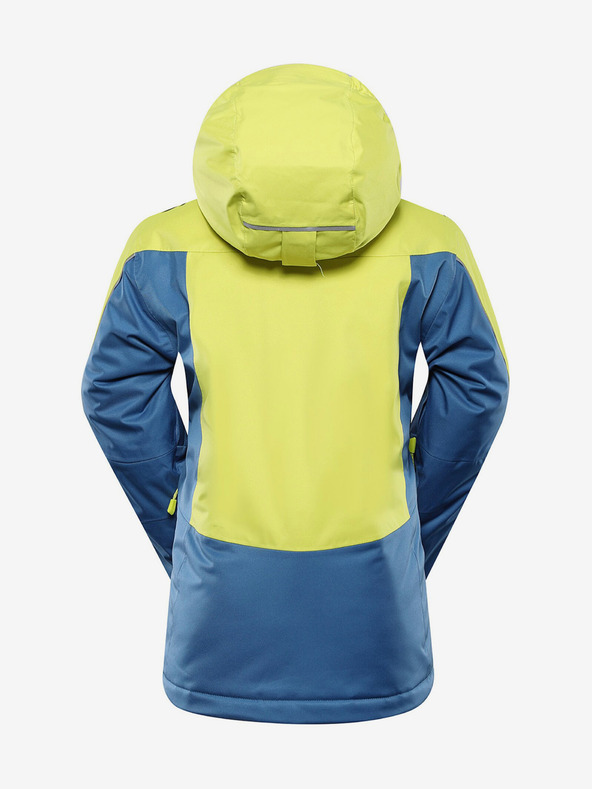 ALPINE PRO Plavo-zelena dječja skijaška jakna s membranom PTX ALPINE PRO Reamo