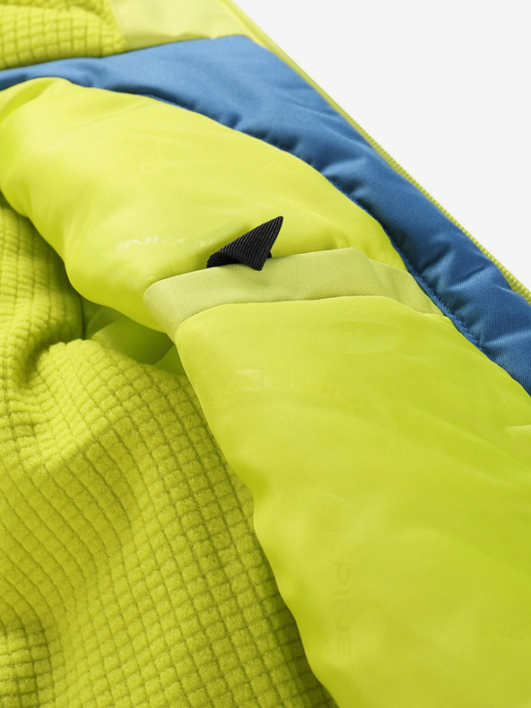 ALPINE PRO Plavo-zelena dječja skijaška jakna s membranom PTX ALPINE PRO Reamo