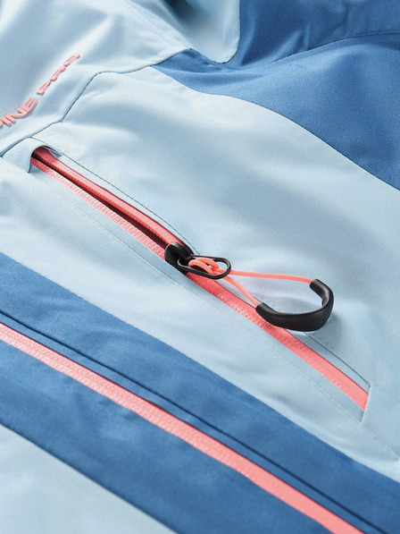 ALPINE PRO Plava ženska skijaška jakna s PTX ALPINE PRO Reama membranom