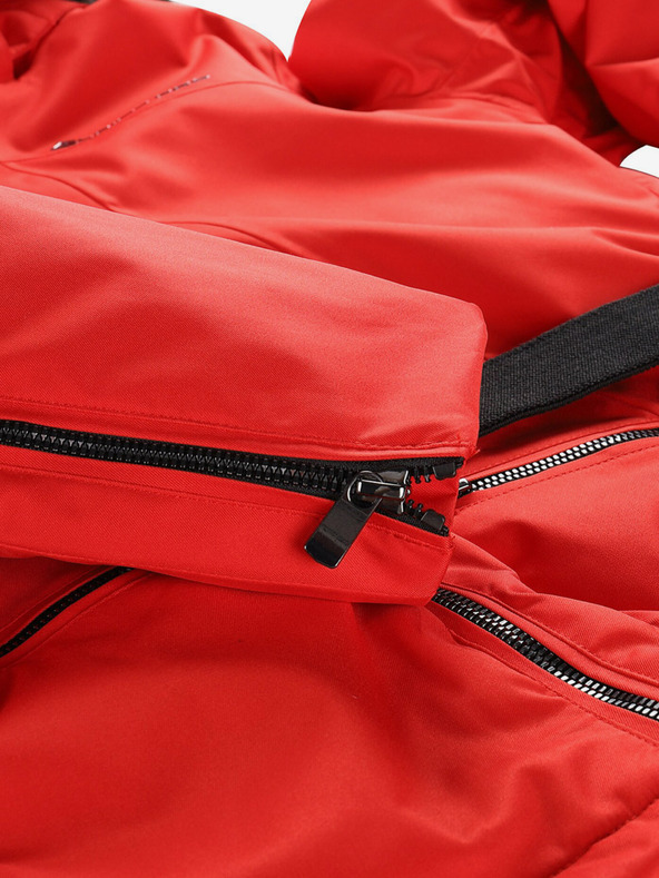 ALPINE PRO Crvena ženska skijaška jakna s membranom PTX ALPINE PRO Olada