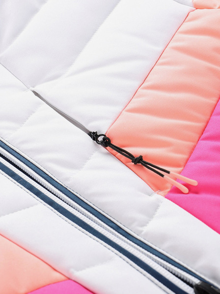 ALPINE PRO Plavo-bijela ženska skijaška jakna s PTX ALPINE PRO Feedra membranom