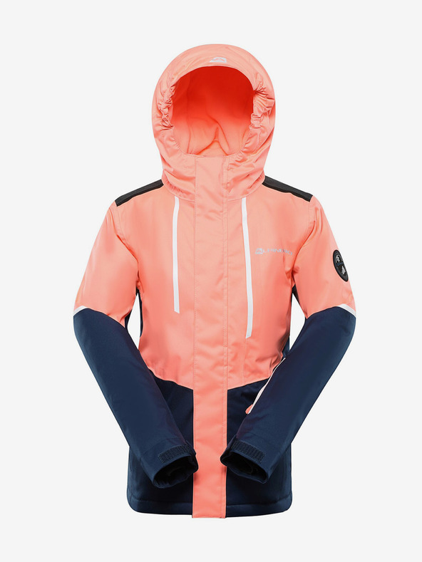 ALPINE PRO Narančasta dječja skijaška jakna s membranom PTX ALPINE PRO Zaribo