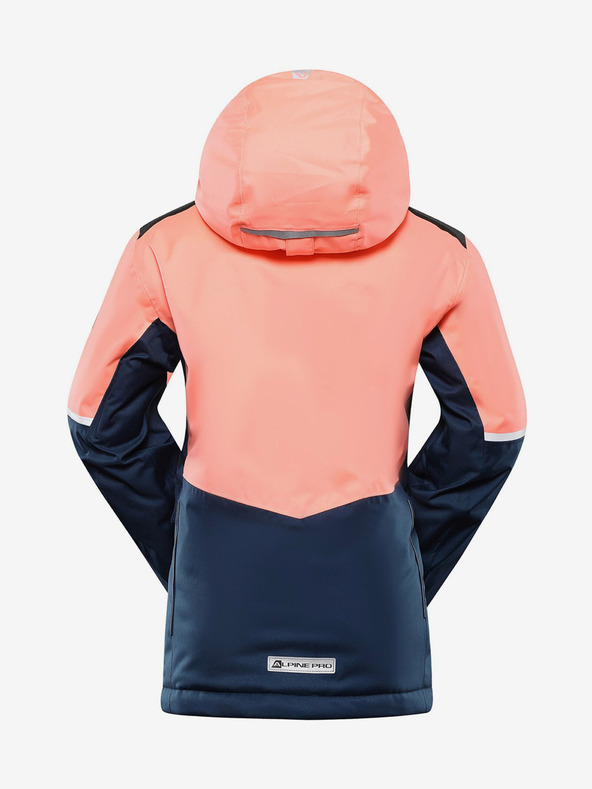 ALPINE PRO Narančasta dječja skijaška jakna s membranom PTX ALPINE PRO Zaribo