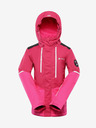 ALPINE PRO Tamno ružičasta skijaška jakna za djevojčice s membranom PTX ALPINE PRO Zaribo