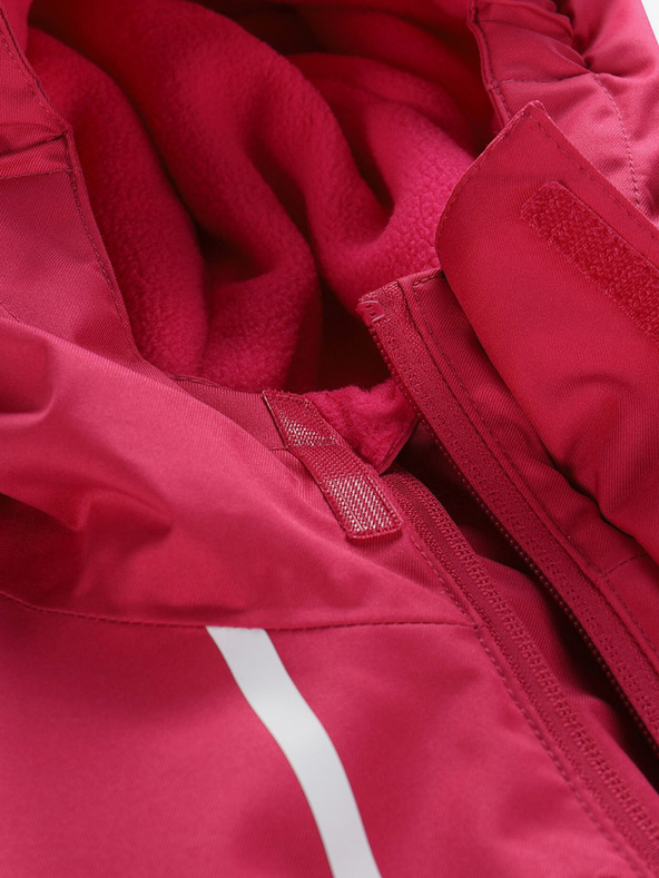 ALPINE PRO Tamno ružičasta skijaška jakna za djevojčice s membranom PTX ALPINE PRO Zaribo