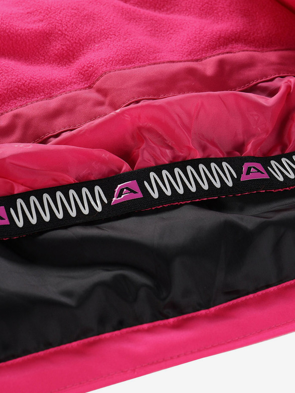 ALPINE PRO Tamno ružičasta skijaška jakna za djevojčice s membranom PTX ALPINE PRO Zaribo