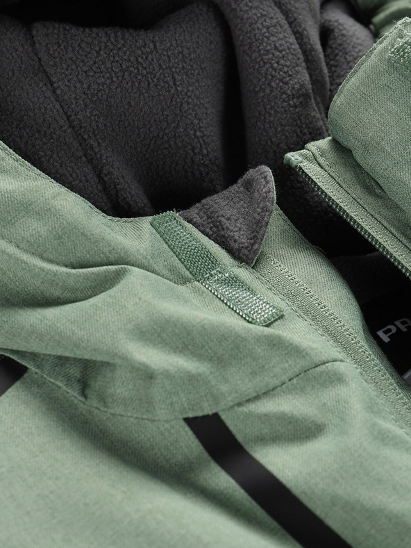 ALPINE PRO Zelena dječja skijaška jakna s membranom PTX ALPINE PRO Zaribo