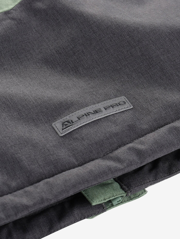 ALPINE PRO Zelena dječja skijaška jakna s membranom PTX ALPINE PRO Zaribo