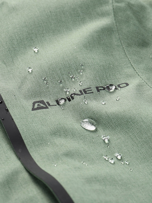 ALPINE PRO Zelena dječja skijaška jakna s membranom PTX ALPINE PRO Zaribo