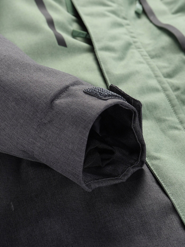 ALPINE PRO Zelena dječja skijaška jakna s membranom PTX ALPINE PRO Zaribo