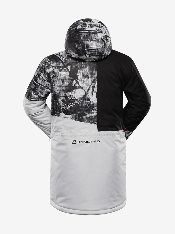 ALPINE PRO Siva muška skijaška jakna ALPINE PRO Uzer