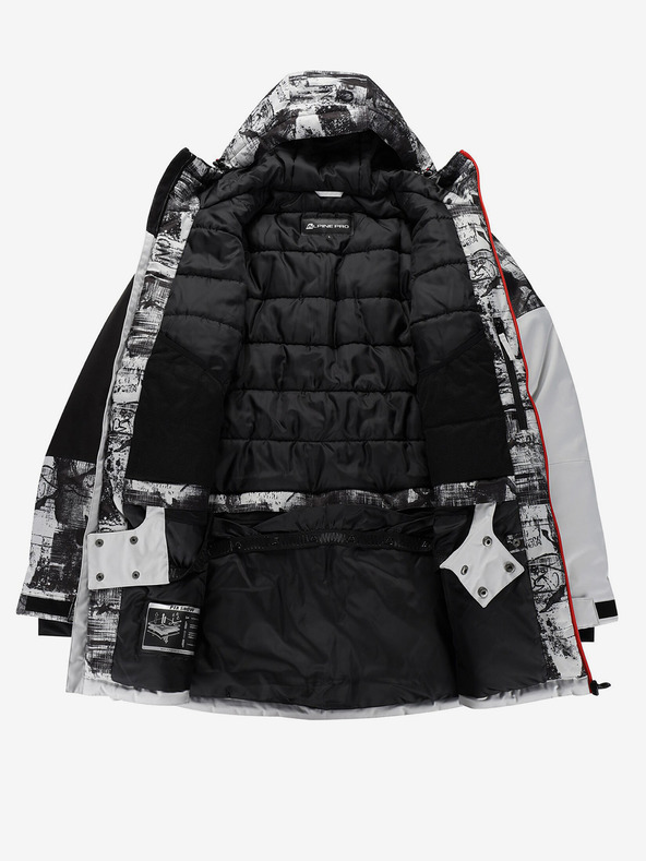 ALPINE PRO Siva muška skijaška jakna ALPINE PRO Uzer