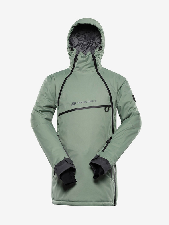 ALPINE PRO Zelena muška skijaška jakna ALPINE PRO Omeq