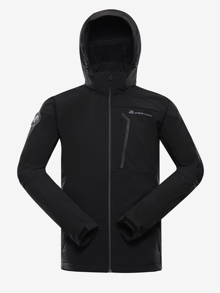 ALPINE PRO Crna muška softshell jakna ALPINE PRO HOOR