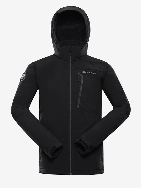 ALPINE PRO Crna muška softshell jakna ALPINE PRO HOOR
