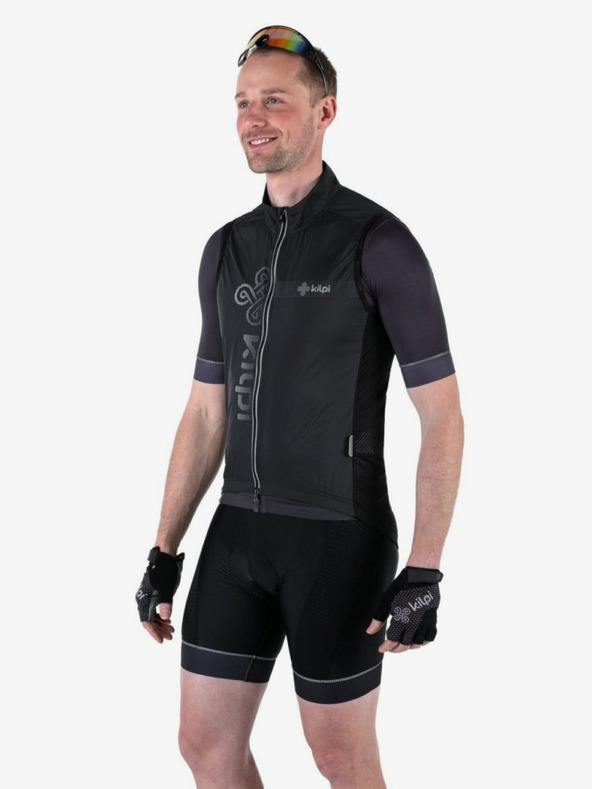 Kilpi Crni muški biciklistički prsluk Kilpi FLOW-M