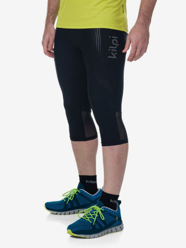 Kilpi Crne muške 3/4 tajice za trčanje Kilpi TERRY-M