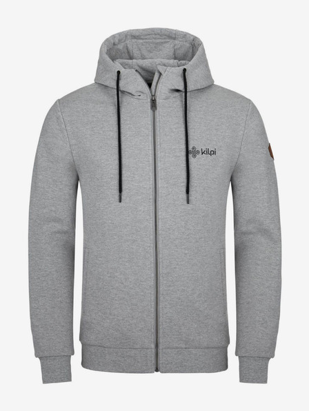 Kilpi Svijetlo siva muška majica s kapuljačom Kilpi Leines-M